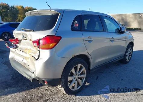 2014 Mitsubishi Outlander Sport Es from USA, damaged, VIN 4A4AR3AU0EE004503